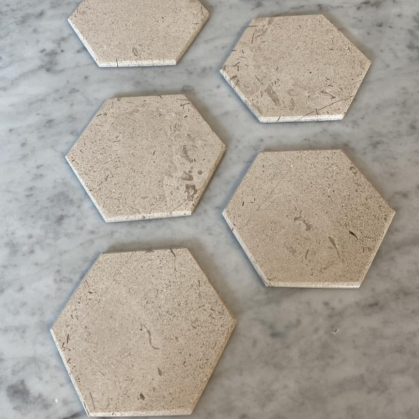 Set de Portavasos Hexagonal